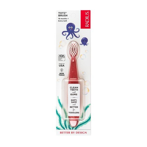 Radius Toothbrush, Totz Brush 18 Months+ (Assorted Colours)