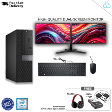 Dell Optiplex SFF Business Desktop Computer, Core i5, 8 GB RAM, 500 GB HDD. - Refurbished