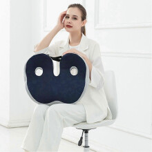 Pressure relief seat pad for tailbone and back pain