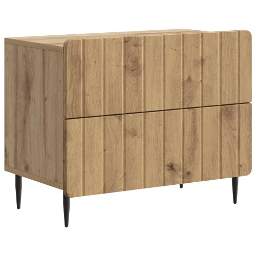 VidaXL vidaXL Bedside Cabinet Artisan Oak 62 x 34.5 x 49.5 cm Engineered Wood