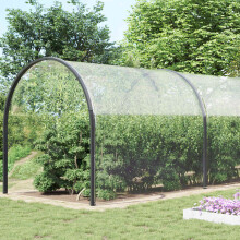 vidaXL Plant Cover Transparent 8 x 8 m PVC