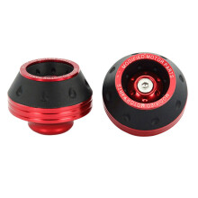Motorrad-Absturzschutz, Motorrad-Vorderradgabel, Sturzpads,-Rot