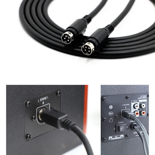 High Fidelitys 4Pin DIN-luidsprekerkabel voor-4 meter 2