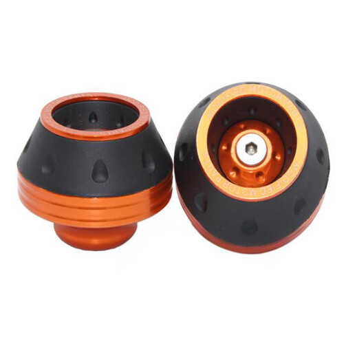 Motorcycle Wheel Crash Protector Motorbike Falling-Orange