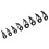 16Pcs Fishings Rod Tip Keramik-Eiserner Porzellanring 1