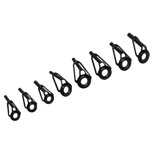 16Pcs Fishings Rod Tip Keramik-Eiserner Porzellanring