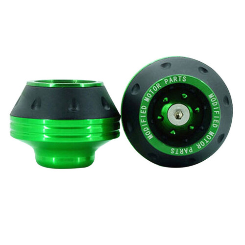 Front Fork Frame Sliders Falling Protection Crash Pad-Green