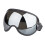 Motorradbrille, Bubble Shield-Brille mit weitem Sichtfeld-Silber 1