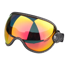 Bequeme Motorradbrille für Reisebegeisterte, Biker,-Schwarz rot