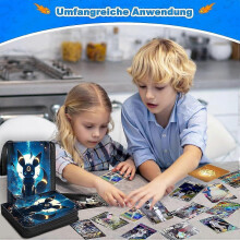 Scrapbook for Cards, Portable Trading Card Album, 50 Pages 400 Cards Capacity Yb400