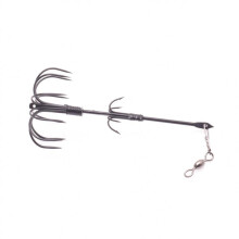 Edelstahl Tintenfisch Haken Tintenfisch Angeln Jig Doppel-M