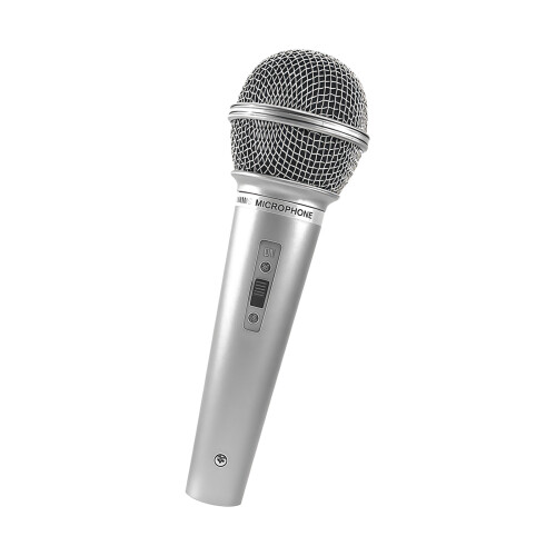 Microphones pour enfants, accessoires de microphones-Argent
