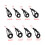 16Pcs Fishings Rod Tip Keramik-Eiserner Porzellanring 3