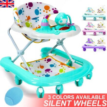 Adjustable baby walker cradle first step push activity music ride on car melody