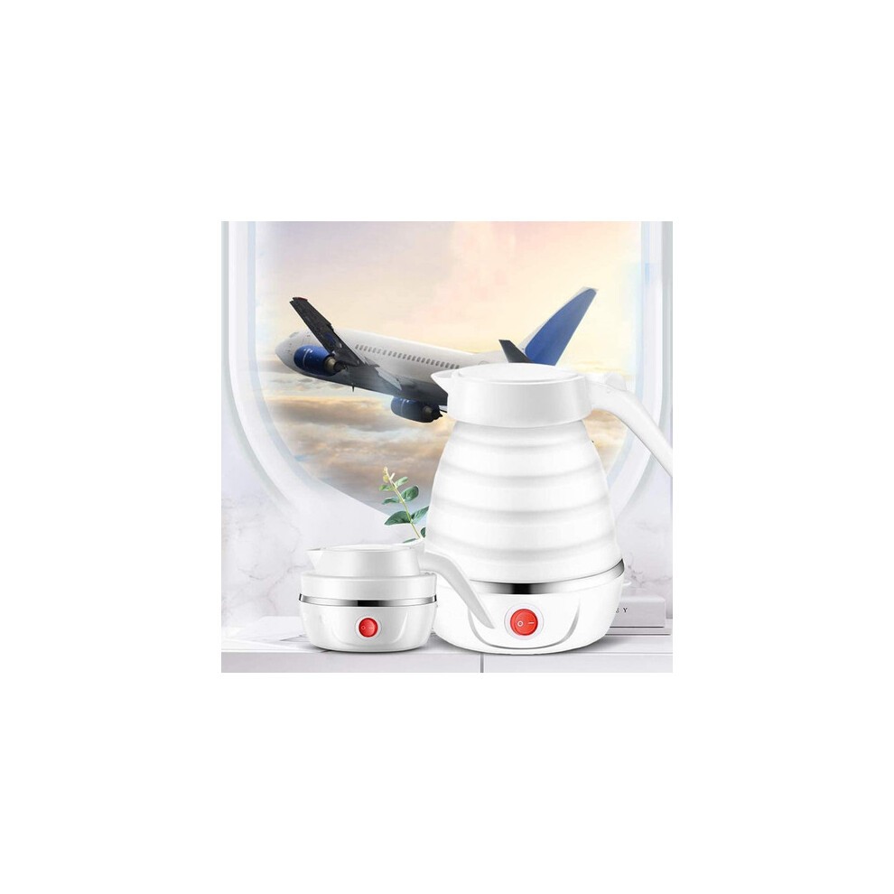 600ML Foldable Electric Kettle Portable Camping Kettle Travel Kettle Silicone UK