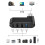 4-Port-USB-Hub, USB-Splitter, angetriebener Datenanschluss,-Weiß 2