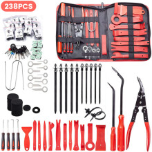238pc Car Trim Removal Pry Tool Set - Molding Panel Door Dash Interior Clip Kit