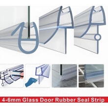 Shower Screen Seal Strip Bath Seal Strip for 4 to 6mm Glass 90cm Length Clear