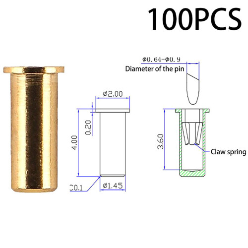 100Pcs High Compatibility Keyboards Hot Plugs Sockets DIY 2
