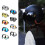Motorradbrille, Bubble Shield-Brille mit weitem Sichtfeld-Silber 3