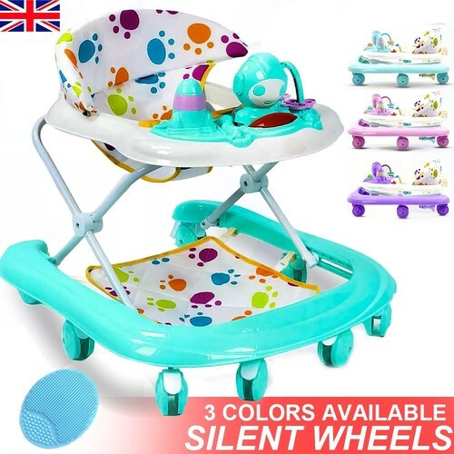 Adjustable baby walker cradle first step push activity music ride on car melody 1
