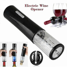 WSYW Electric Wine Opener Automatic Cordless Wine Bottle Opener kit with Foil Cutter Edition 0120