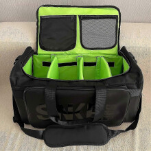 Multifunctional Sneaker Storage Bag Travel Bag Sports Fitness Bag Luggage Bag Sport Duffel Bag Gym Bag, black, Sports bag with shoe compartment