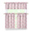 Pink Bow Kitchen Curtain Valance Set 36 inch 1