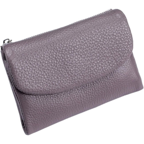 Joyfullygo Unisex Pebble Leather Wallet RFID Blocking Slim