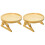 Sofa Armrest Tray Table Light Yellow Foldable 2Pack 8