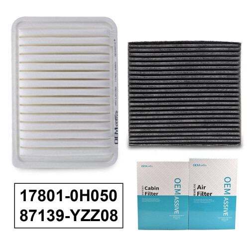 Engine Cabin Pollen Air Filter Combo Set for Toyota Camry