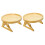 Sofa Armrest Tray Table Light Yellow Foldable 2Pack 4