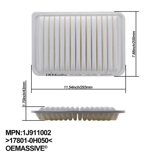Engine Cabin Pollen Air Filter Combo Set for Toyota Camry 1