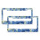 Bluebonnets Field License Plate Frame Set Aluminum 2 pcs 1