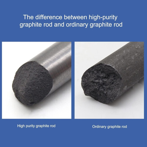 Graphite Rod Electrode 99.9% Purity 8x355mm High-Temp 2
