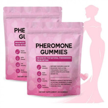 (60 capsules) Pheromone Gummies 60 Count with Multivitamins & Dietary Fiber - Health Functional Gummies,