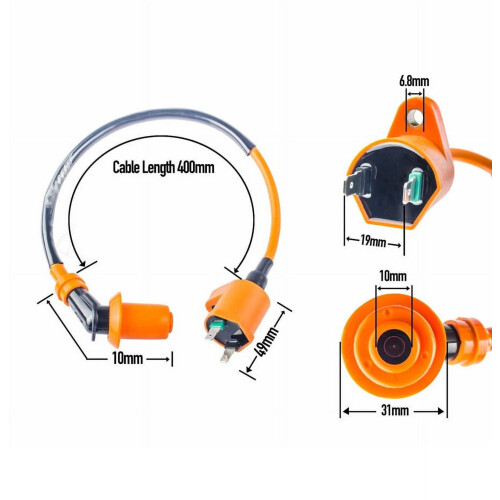 Racing CDI Spark Plug Ignition Coil for Gy6 125cc 150cc 2