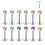 Labret Lip Studs Set with Cubic Zirconia 12 pcs 1