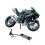 Motorcycle Model 1:10 Scale Gray Collectible with Stand 2