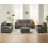 VANACC Sofa Set 2-Piece Deep Seat Modern Grey Chenille 2