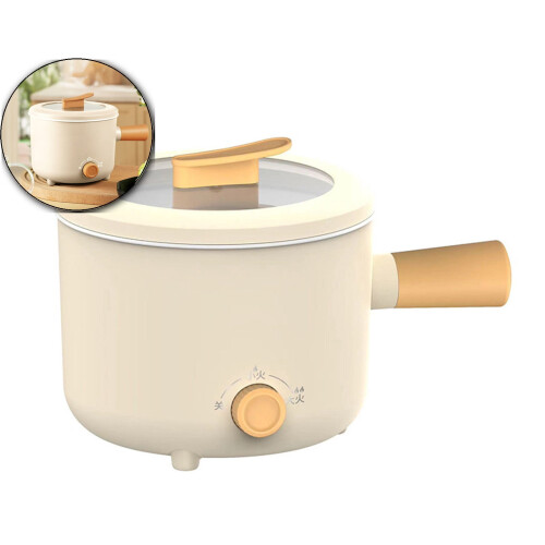 Mini Electric Hot Pot with Ceramic Coating 1-Pot