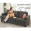 VANACC Sofa Set 2-Piece Deep Seat Modern Grey Chenille 4