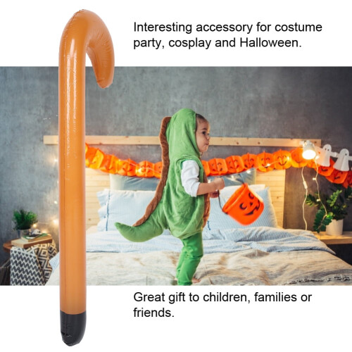 Halloween PVC inflatable cane walking stick 1 piece 2