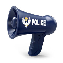 Kids Electric Megaphone Toy with Siren Sound for Police