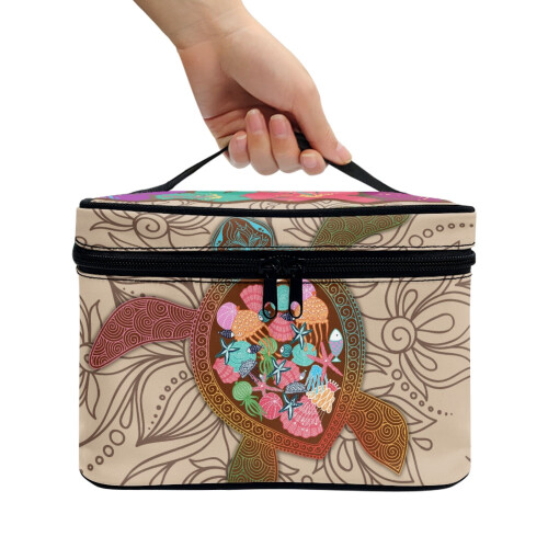 Makeup Organizer Foldable Turtle Design with Slip-in Pockets 2