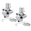 Piercing Tap Valve Kit Adjustable for MPV31 GPV38 GPV56 1/4 1
