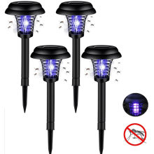 LED Mosquito Zapper Waterproof Purple White 4 Pack