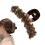 Women's Wheat Ear Hair Claw Clip Silver Large 5