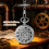 Men's Automatic Skeleton Pocket Watch with Roman Numerals 8