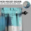 Kitchen Curtains and Valance Set Blue Green Matte 3-Pc 4